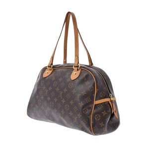 Louis Vuitton Canvas Monogram Brown Handbag Montorgueil